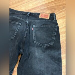 Levi's Black Men's Straight Jeans